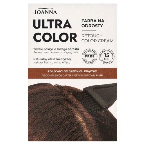 Joanna Ultra Color Retouch Color Cream Medium Brown 15g