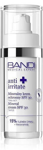Bandi Anti Irritate Mineralny Krem Ochronny SPF30 Tonujący Baza pod Makijaż 30ml