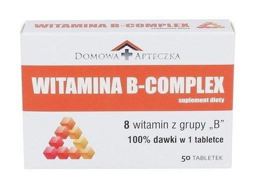 Home First Aid Kit, Vitamin B Complex, 50 tablets
