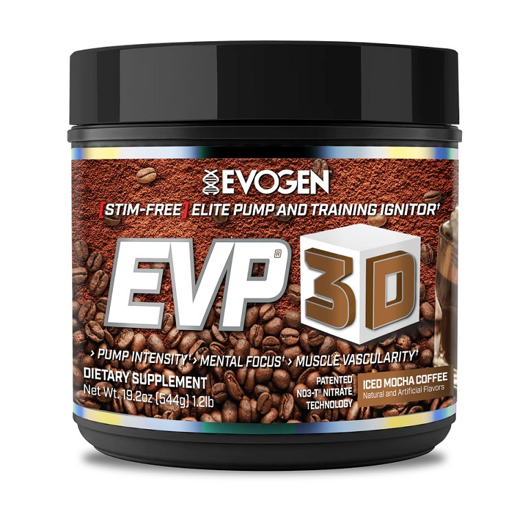 Evogen EVP 3D Przedtreningówka w Proszku Bez Stymulantów na Pompę Mięśniową i Skupienie 544g