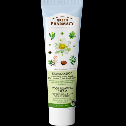 Green Pharmacy Krem do Stóp Relaksujący Zmęczone i Spuchnięte Nogi 100ml