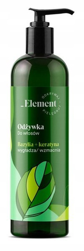 Vis Plantis Basil Element Strengthening Conditioner against Hair Loss Basil + Keratin 300ml Best Before 03.09.26