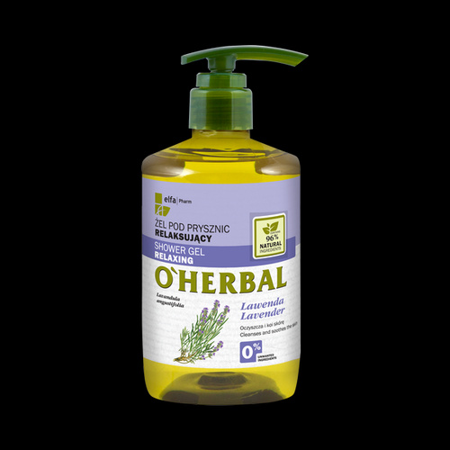 O'HERBAL relaxing SHOWER Gel with lavender 750ml