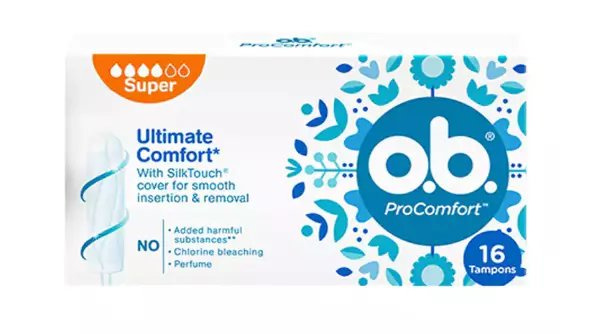 O.B. ProComfort Super Tampons 16 Pieces