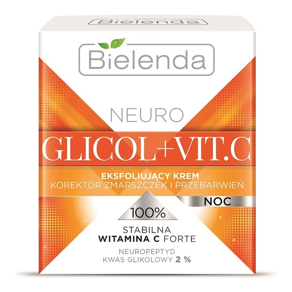 Bielenda Neuro Glicol + Vitamin C Exfoliating Night Face Cream for Night 50ml