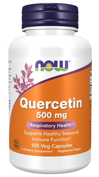 Now Foods Quercetin 500mg Kwercetyna Wspiera Odporność Organizmu 100 Kapsułek