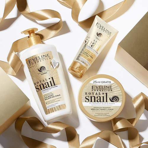 Eveline Royal Snail 3w1 Intensywnie Regenerujący Olejkowy Balsam do Ciała 350ml