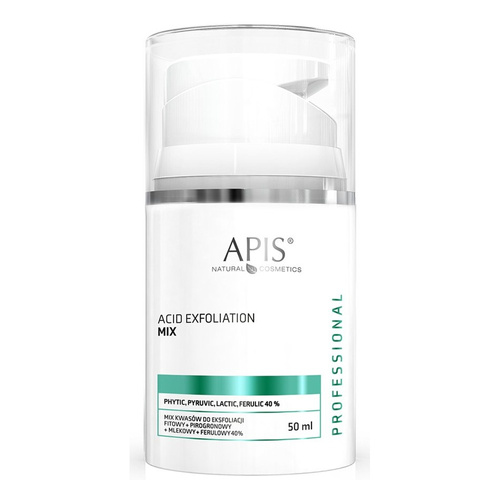 Apis Professional 40% Kwasowa Mieszanka Złuszczająca Phytic Ferulic Kwas Mlekowo-Pirogronowy 50ml