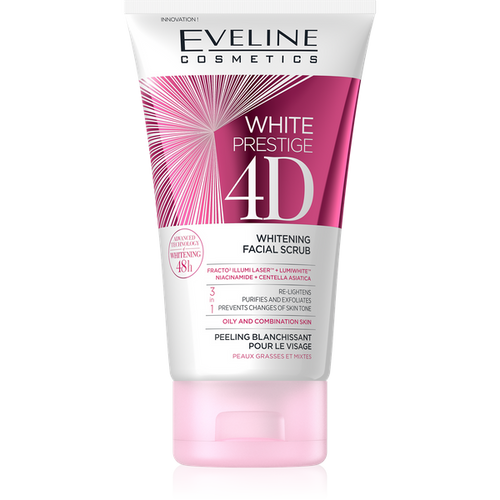 Eveline White Prestige 4D Wybielający Peeling do Twarzy 150ml