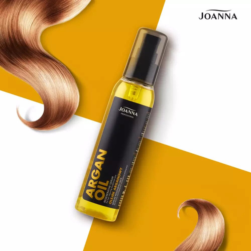 Joanna Professional Argan Oil Serum with Argan Oil for Hair Weakened by Hairdressing Treatments 125ml