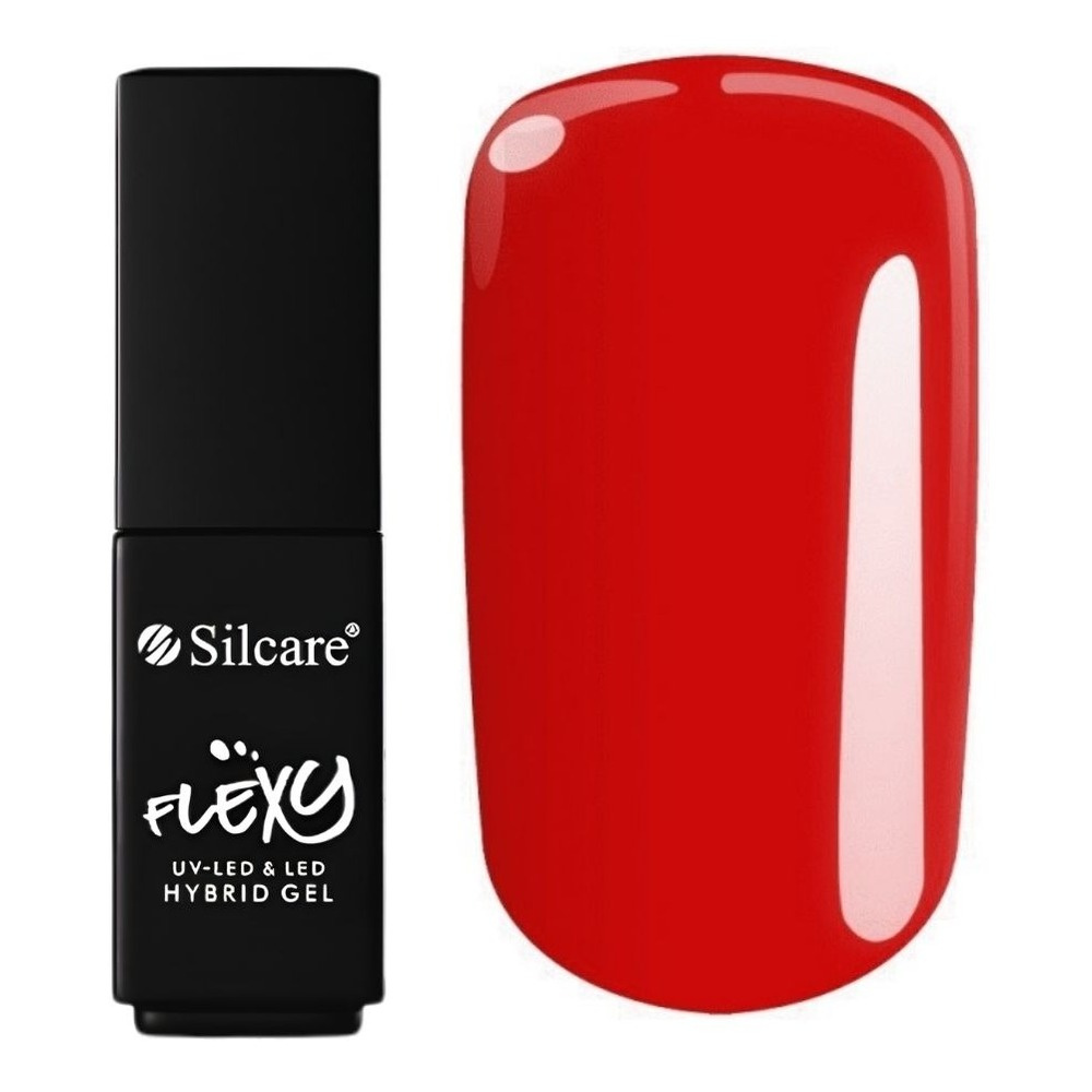Silcare Flexy UV/LED Hybrid Nail Polish 244 Red Velvet 4.5g