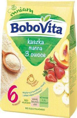 BoboVita Porridge 3 Fruits for Babies after 6 Months 180g