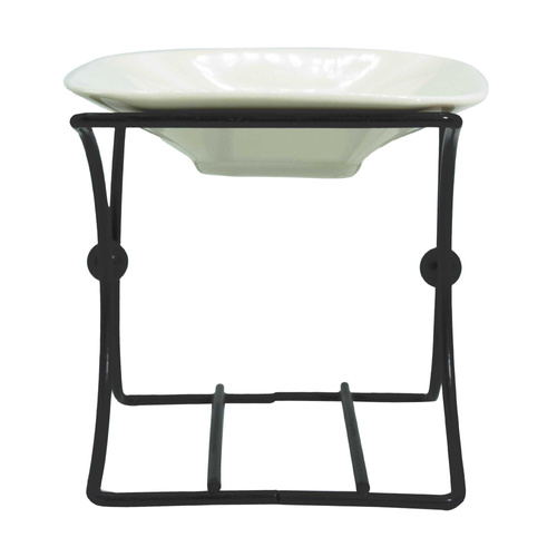 Ceramic & Metal Square Stand