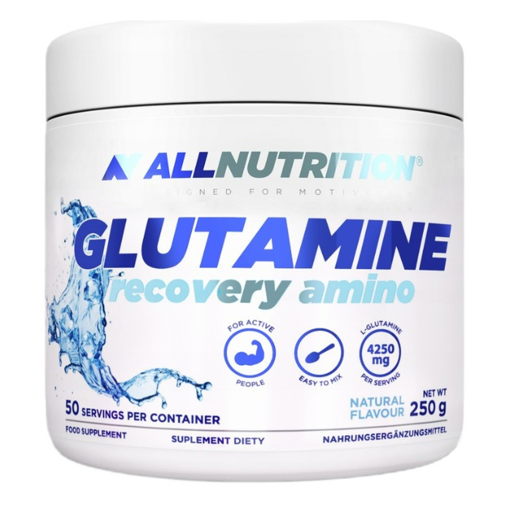 Allnutrition Glutamine Recovery Amino L-Glutamine with Taurine Natural 250g