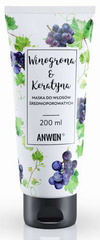 Anwen Winogrono i Keratyna Maska do Włosów Średnioporowatych  200ml Best Before 01.01.26
