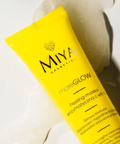 Miya moreGLOW Peeling-Maska Enzymatyczna z Witaminą C dla Każdego Typu Skóry 60ml