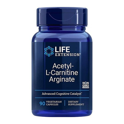 Life Extension Acetyl-L-Carnitine Arginate for Cellular Energy and Brain Health 90 Vcaps
