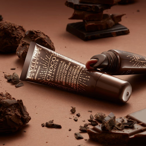 Eveline Choco Glamor Nourishing and Moisturizing Lip Balm-Serum for Day 12ml