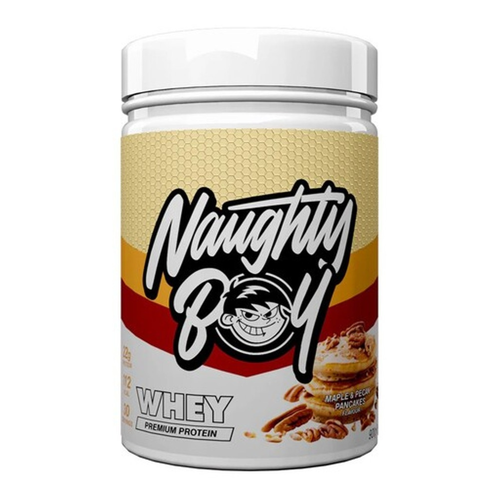 Naughty Boy Advanced Whey Protein Powder Maple & Pecan Pancakes Flavour For Muscle Growth 900g