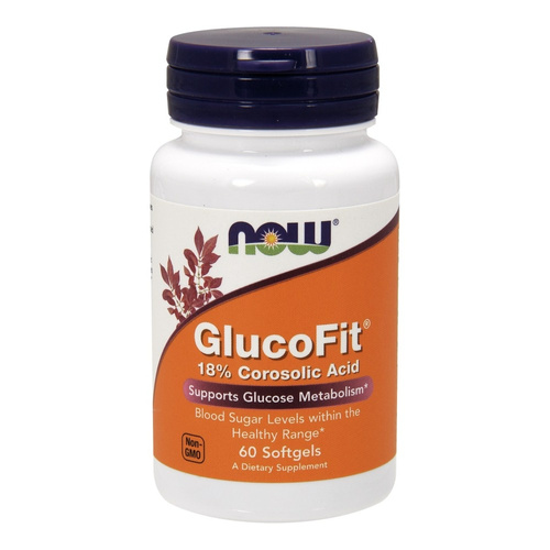 NOW Foods GlucoFit To Support Healthy Blood Sugar Levels 60 Softgels