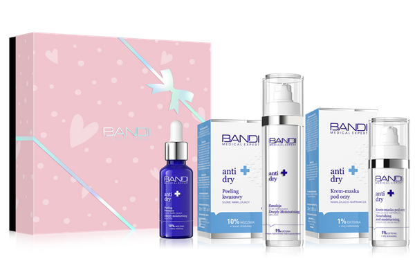 Bandi Set Anti Dry Emulsion Acid Peeling and Eye Cream-Mask 50x30x30ml