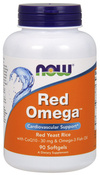Now Foods Red Omega Red Yeast Rice Supports Heart Function 90 Capsules