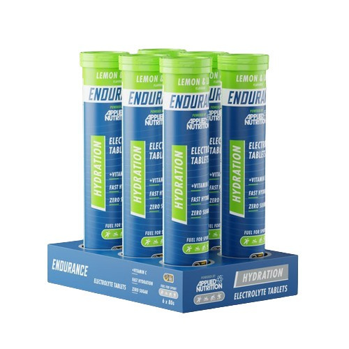 Applied Nutrition Endurance Hydration Electrolyte Tabletki Musujące Cytryna i Limonka 6 x 20 Tabletek