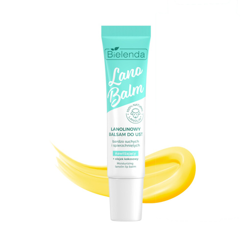 Bielenda Lano Balm Lanolinowy Nawilżający Balsam do Ust 10ml