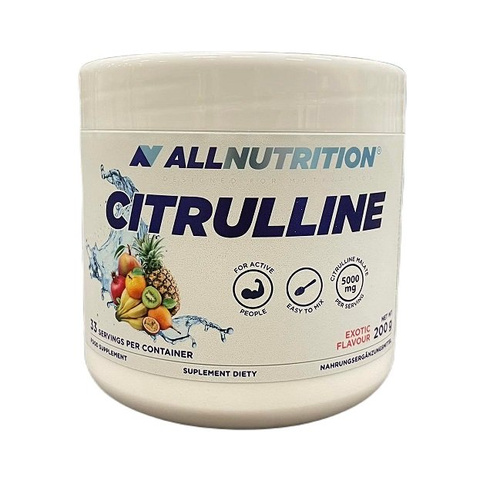 Allnutrition Citrulline Wspomaga Aktywny Trening Exotic 200g