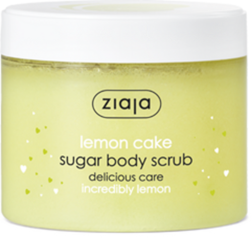 Ziaja Caramelized Sugar Peeling Lemon Cake Smoothes Skin Vegan 300ml
