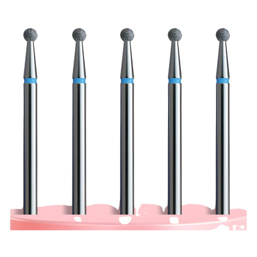 IQ Nails Standard Diamond Coated Drill Bits for Cuticle Care 5 Pieces