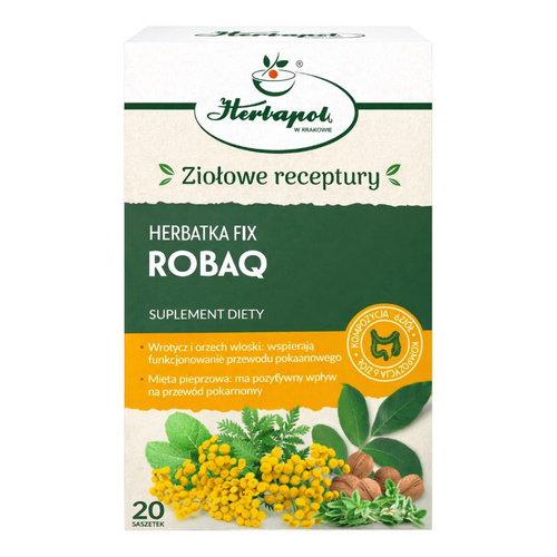 Herbatka ROBAQ fix 20x2g HERBAPOL KRAKÓW