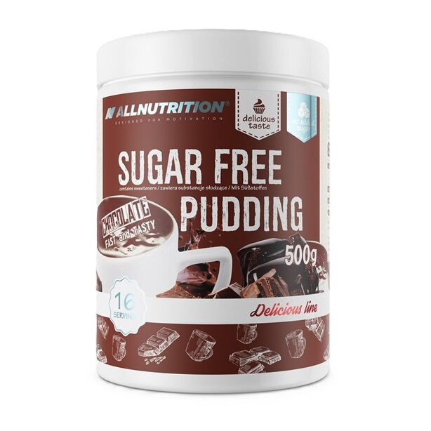 Allnutrition Delicious Line Sugar Free Pudding Budyń Czekoladowy 500g