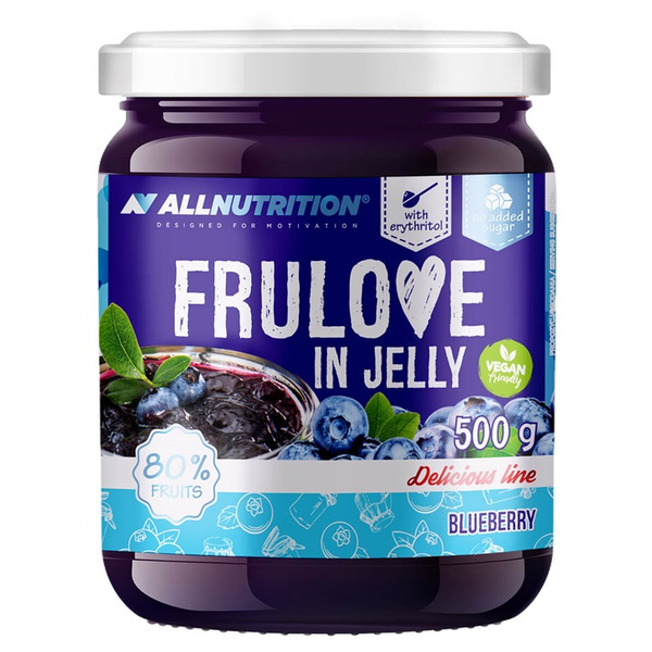 Allnutrition Delicious Line Frulove In Jelly Blueberry 500g Best Before 31.01.26