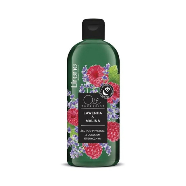 Lirene Oil Therapist Lavender & Raspberry Shower Gel with Essential Oil 400ml