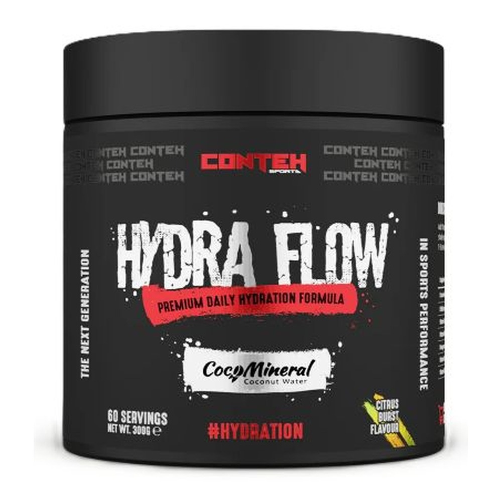 Conteh Sports Hydra Flow Proszek elektrolitowy do nawodnienia, Cytrusowa Eksplozja 300g
