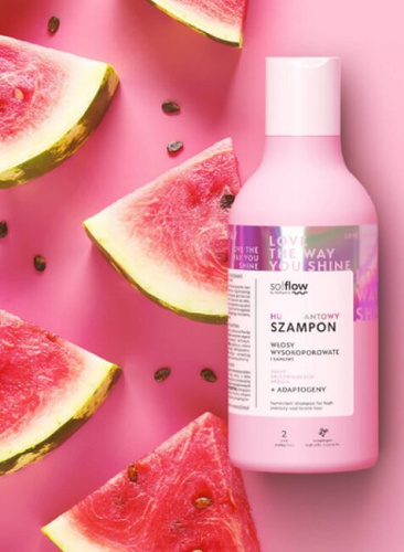 So!Flow Humektantowy Szampon do Włosów Wysokoporowatych i Łamliwych 400ml