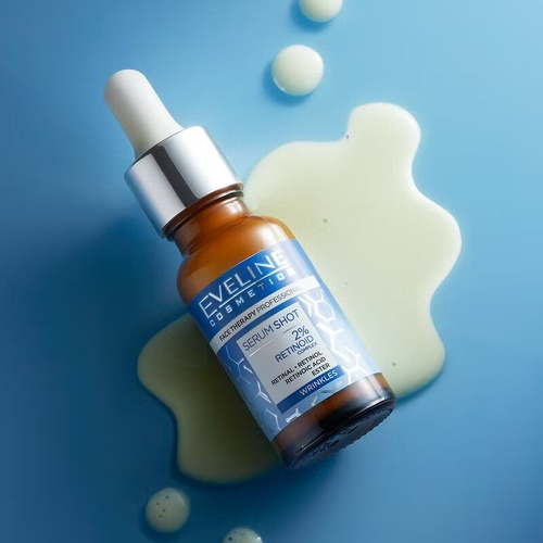 Eveline Face Therapy Professional Serum Shot Wrinkle Reduction Treatment with 2% Retinoid Complex 18ml