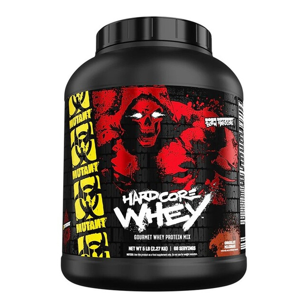 Mutant Hardcore Whey Odżywka Białkowa Czekoladowy Szejk Na Wzrost Masy Mięśniowej 2270g