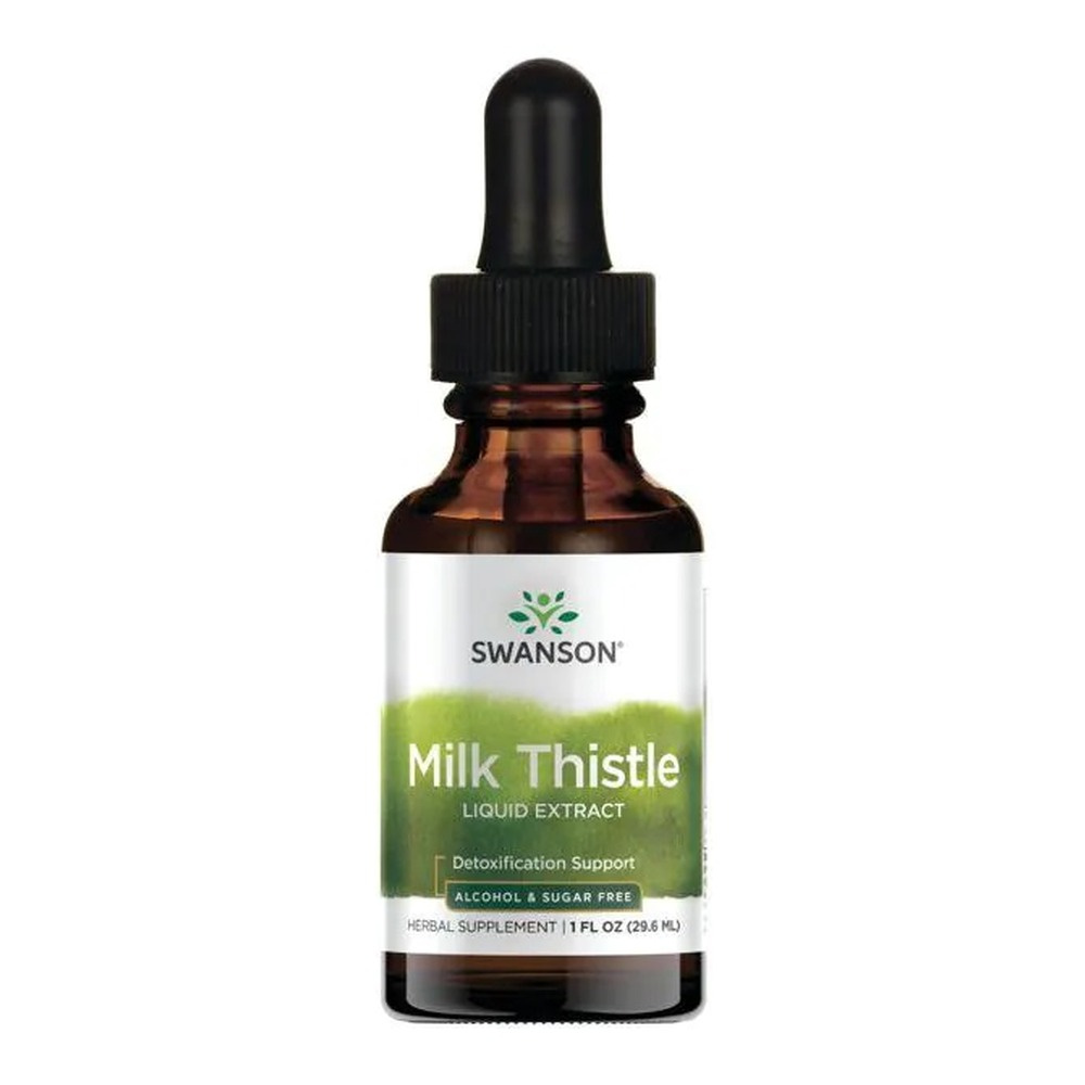 Swanson Milk Thistle Liquid Extract Ostropest Plamisty Płyn 29ml