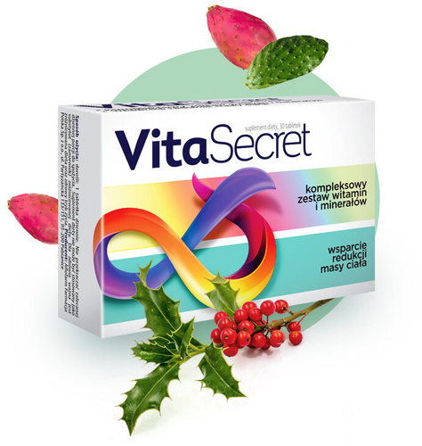 VitaSecret Vitamins and Minerals Complex for Weight Reduction and Proper Fat Metabolism 30 Tablets