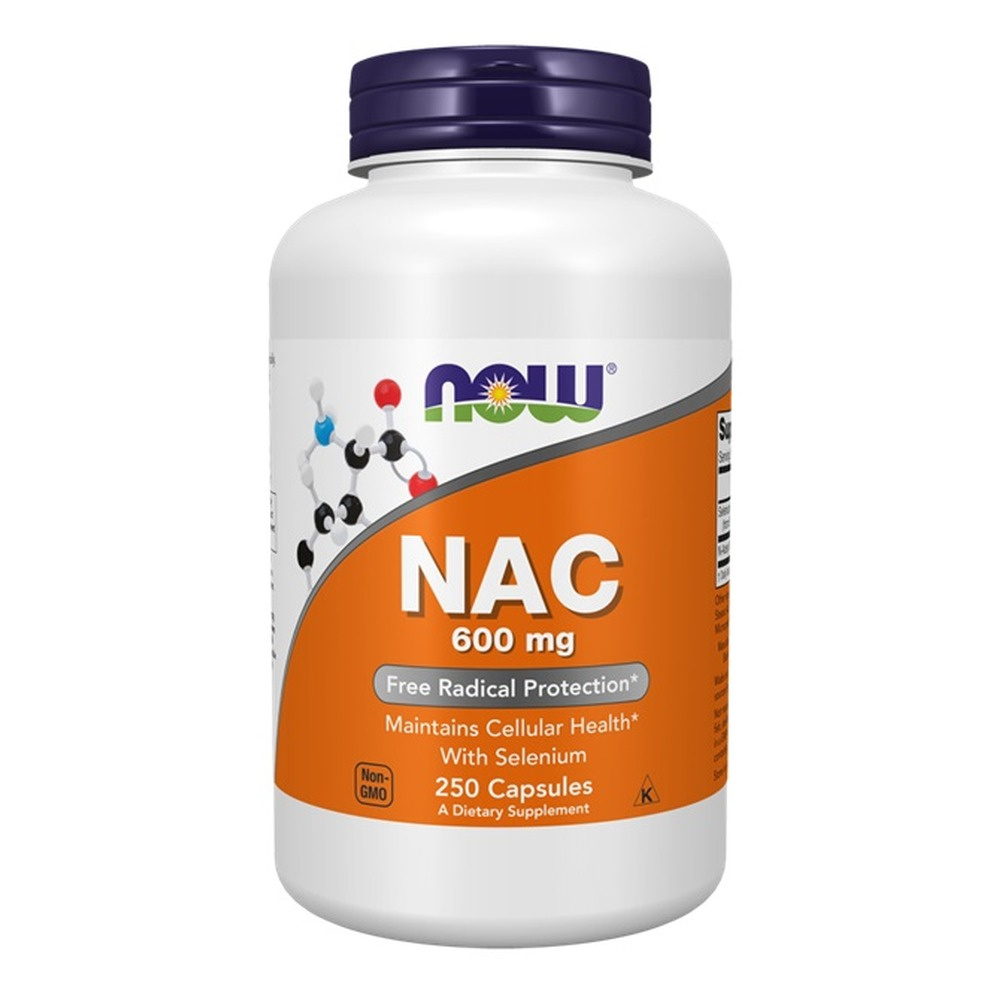 Now Foods NAC with Selenium 600mg Immune Support 250 Capsules