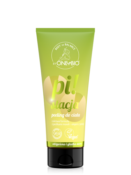 OnlyBio Body in Balance Odżywczy Peeling do Ciała dla Skóry Szorstkiej Pistacja 200ml 
