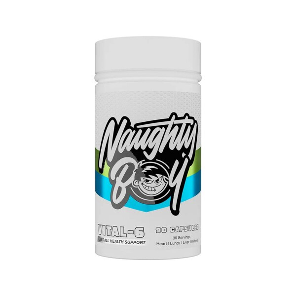 Naughty Boy Vital-6 Formuła Wsparcia Organów dla Codziennego Zdrowia 90 Kapsułek