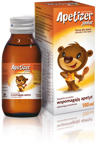 Aflofarm Apetizer Junior Syrop Wspomagający Apetyt u Dzieci powyżej 3 Roku Życia.100ml