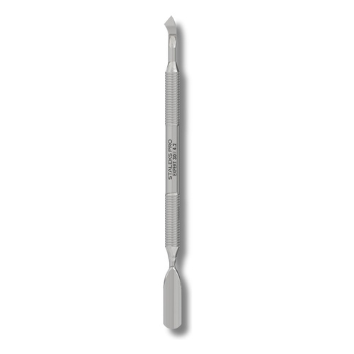 Staleks Pro Expert 30 Type 4.2 Manicure Pusher With Rounded Wide Pusher And Bent Blade 142mm
