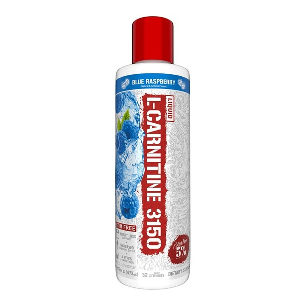 5% Nutrition Liquid L-Carnitine 3150 Legendary Series L-Karnityna w Płynie Niebieska Malina 473ml