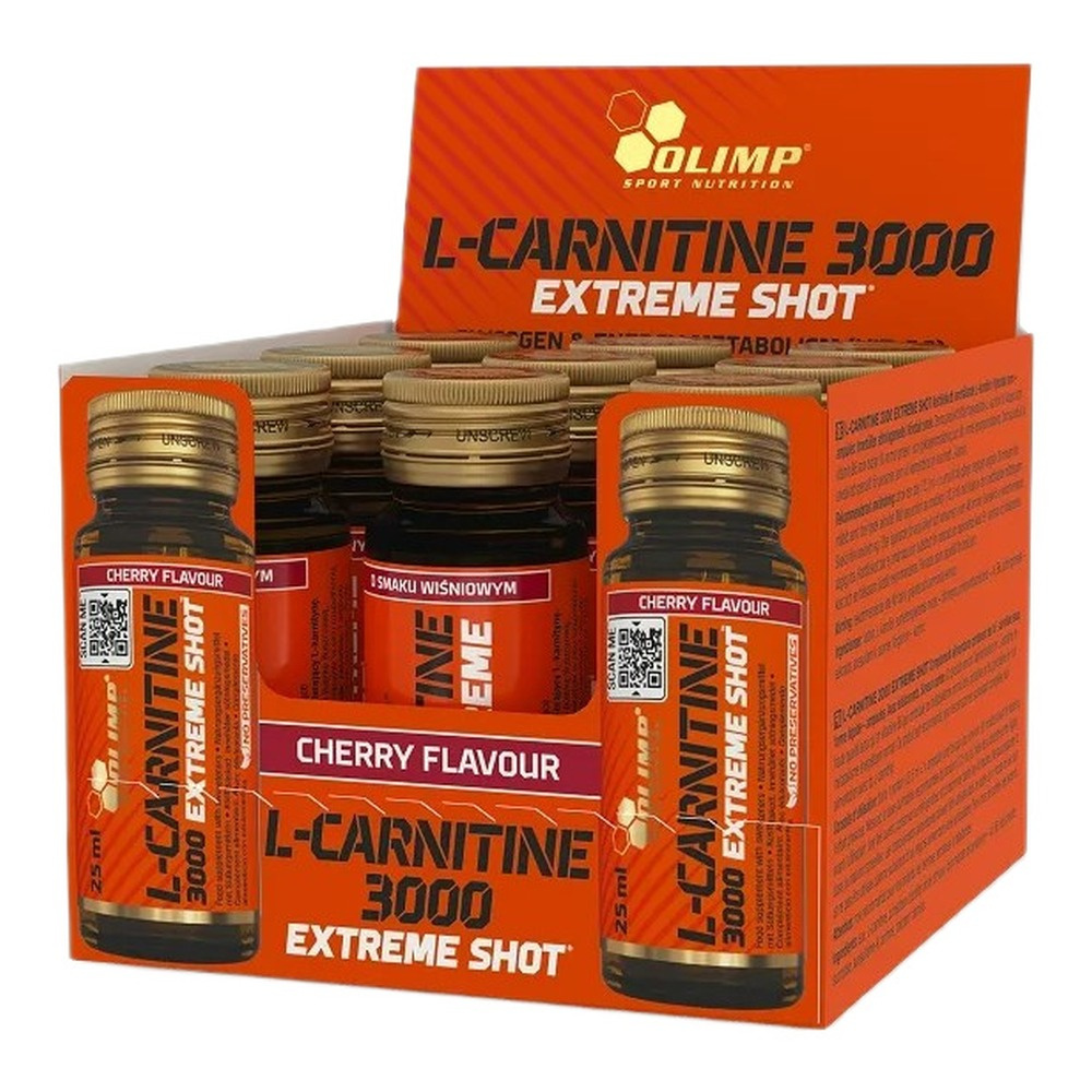 Olimp L-Carnitine 3000 Extreme Shot Cherry 9x25ml