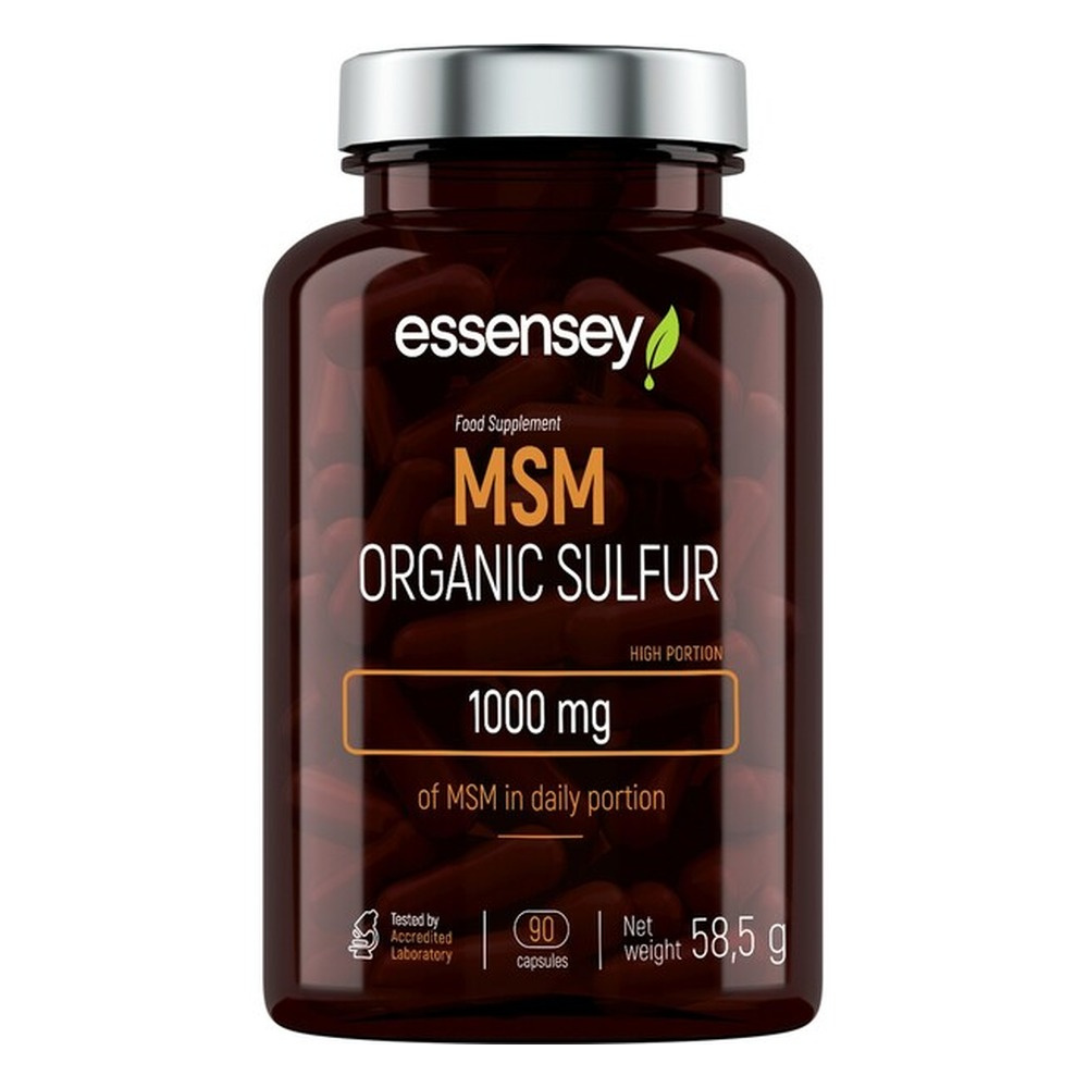 Essensey MSM Sulfur 1000mg Supplement for Physically Active People 90 Caps