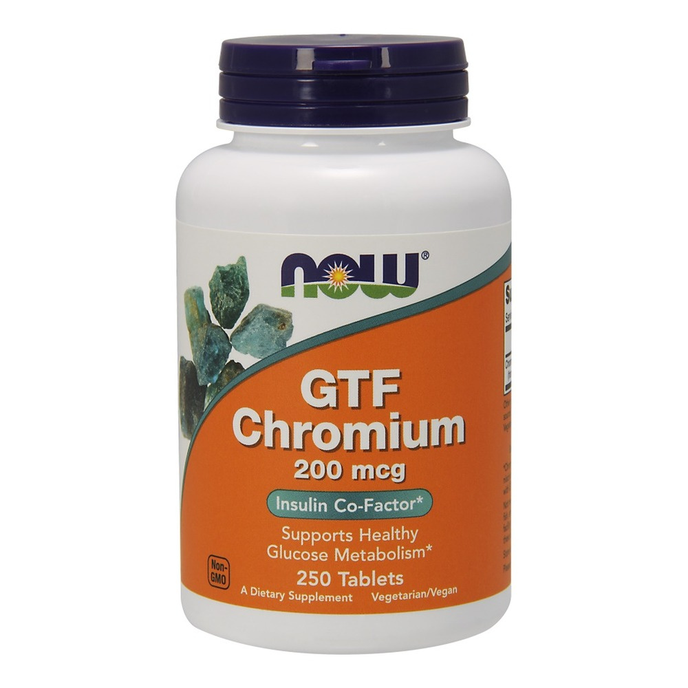 GTF Chromium, 200mcg - 250 tablets